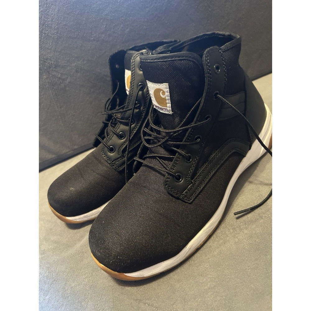 Carhartt Men's 11 Work Boots Black Safety Toe EH Slip Resistant F3441-M